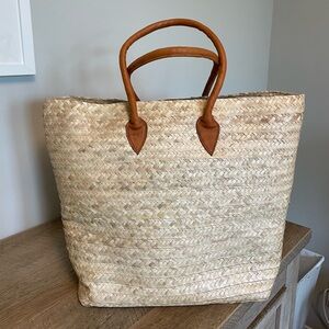 Mark & Graham Palm Leaf Tote